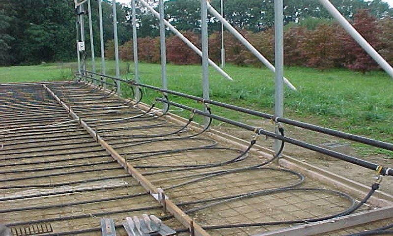 گرمایش کف گلخانه